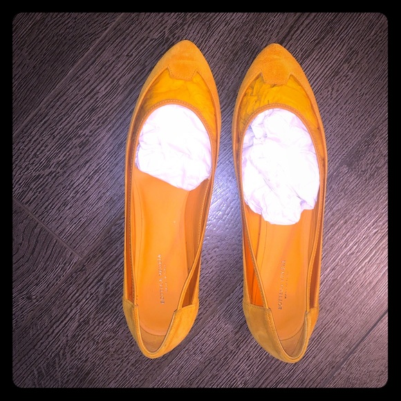 Bottega Veneta summer orange 🍊 PVC trendy flats 9 - Picture 3 of 5